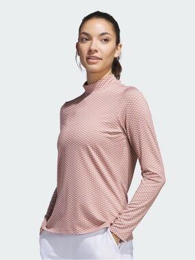 BEYOND TWO-TONE MESH MOCK SHIRT